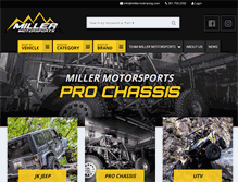 Tablet Screenshot of millerrockracing.com